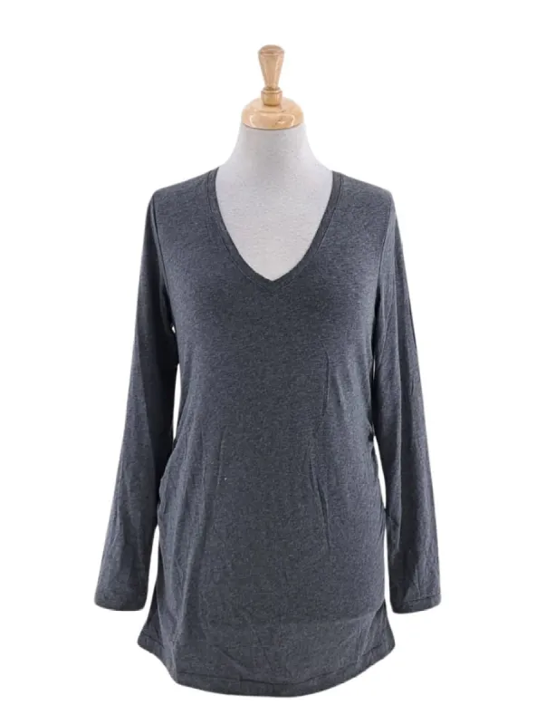 RUCHED LONG SLEEVE TEE made by FBO