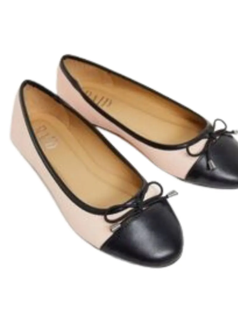 TWO TONE BALLERINA PUMP sold by FBO