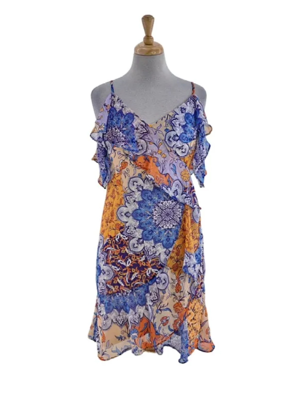 CASUAL PATTERN FLARE DRESS sold by FBO