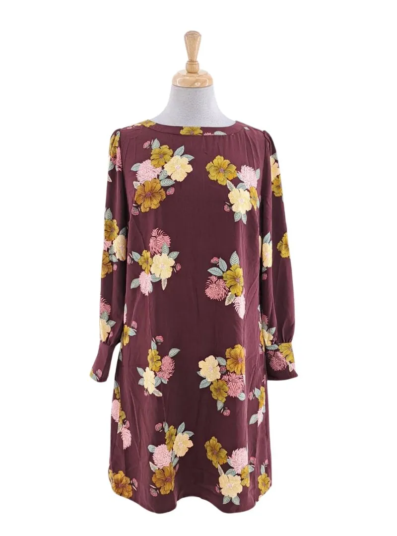 LONG SLEEVE FLORAL DRESS sold by FBO