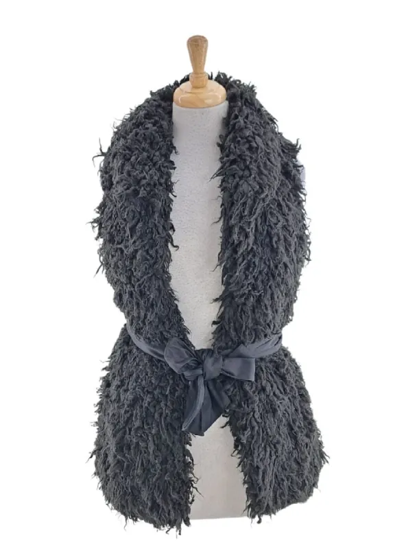 TEXTURED SLEEVELESS JACKET sold by FBO