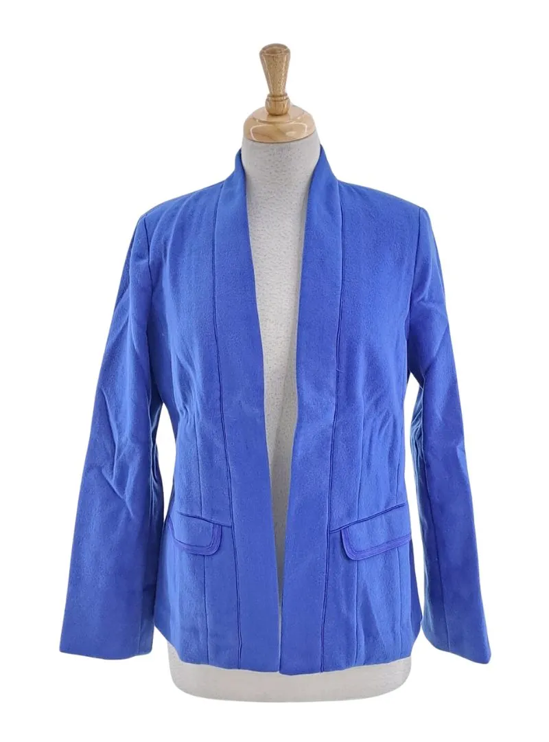 WOOL BLEND MOCK POCKET JACKET sold by FBO