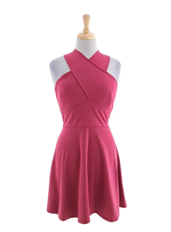 CRISS CROSS OPEN BACK FLARE DRESS sold by FBO