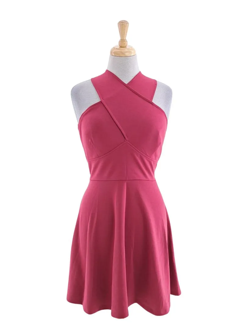 CRISS CROSS OPEN BACK FLARE DRESS sold by FBO