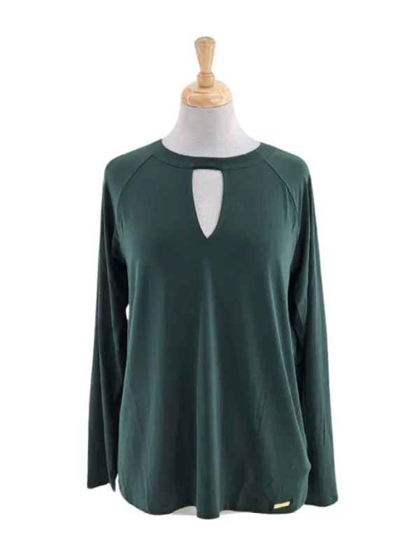 CUT OUT LONG SLEEVE BLOUSE sold by FBO