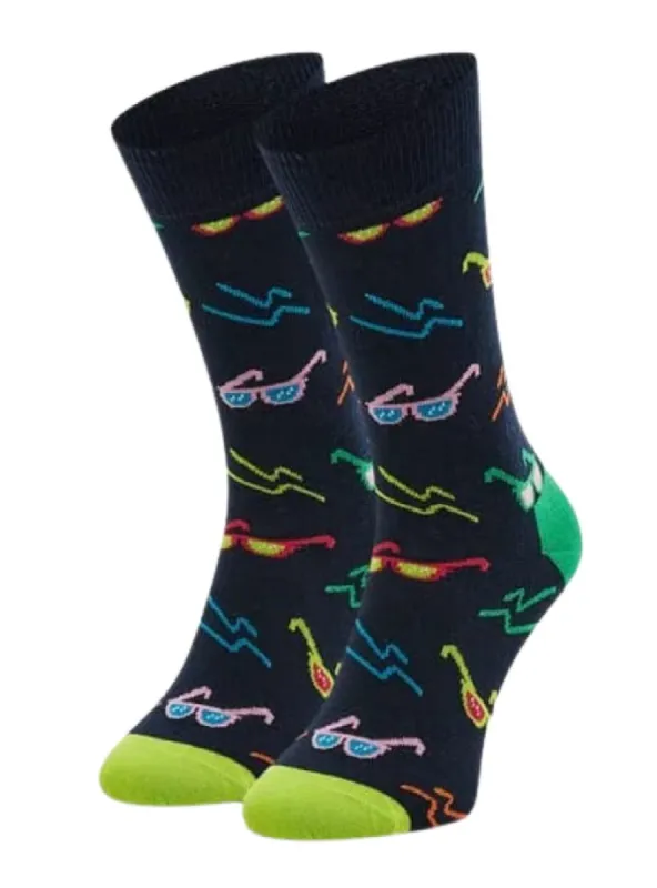 GLASSES PRINT SOCKS sold by FBO