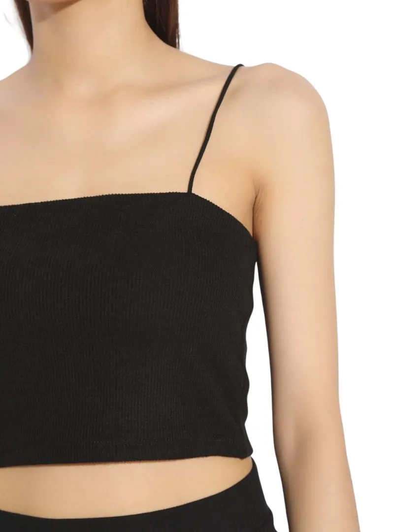 RIB SEAMLESS CAMI CROP TOP sold by FBO product image thumbnail 3