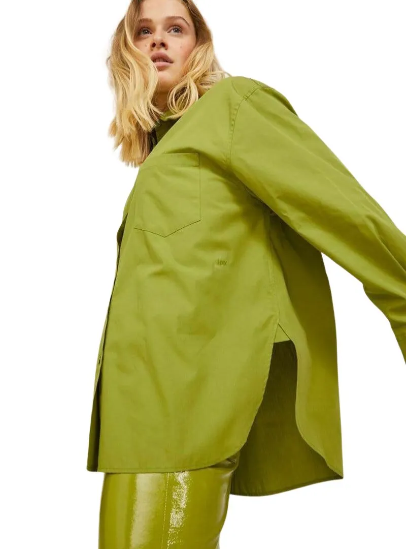 JAMIE RELAXED POPLIN SHIRT sold by FBO