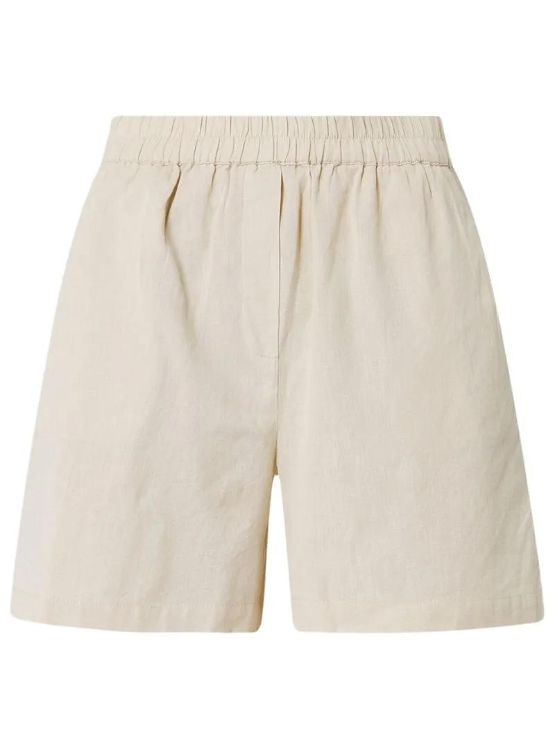 HIGHWAIST LINEN FEEL SHORTS sold by FBO product image thumbnail 3