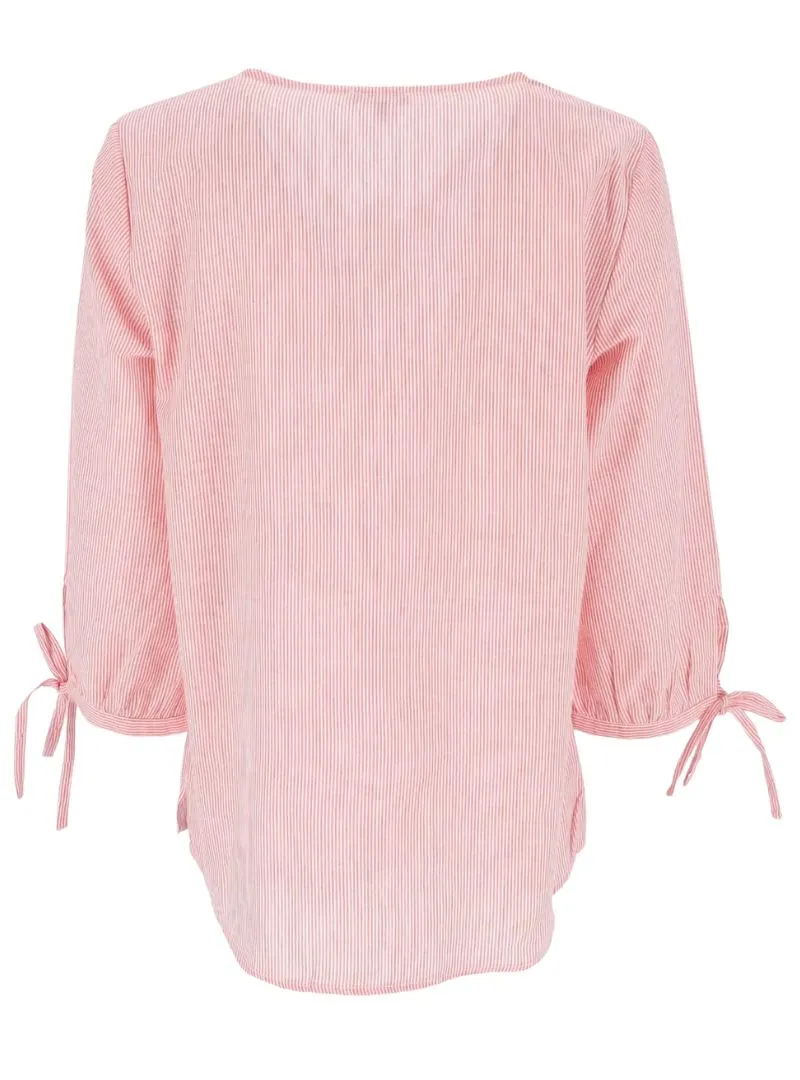 STRIPED V-NECK BLOUSE sold by FBO product image thumbnail 2