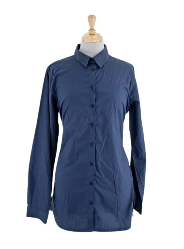 BASIC BUTTON UP BACK TIE SHIRT sold by FBO