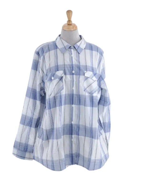 CHECKERD BUTTON UP SHIRT sold by FBO