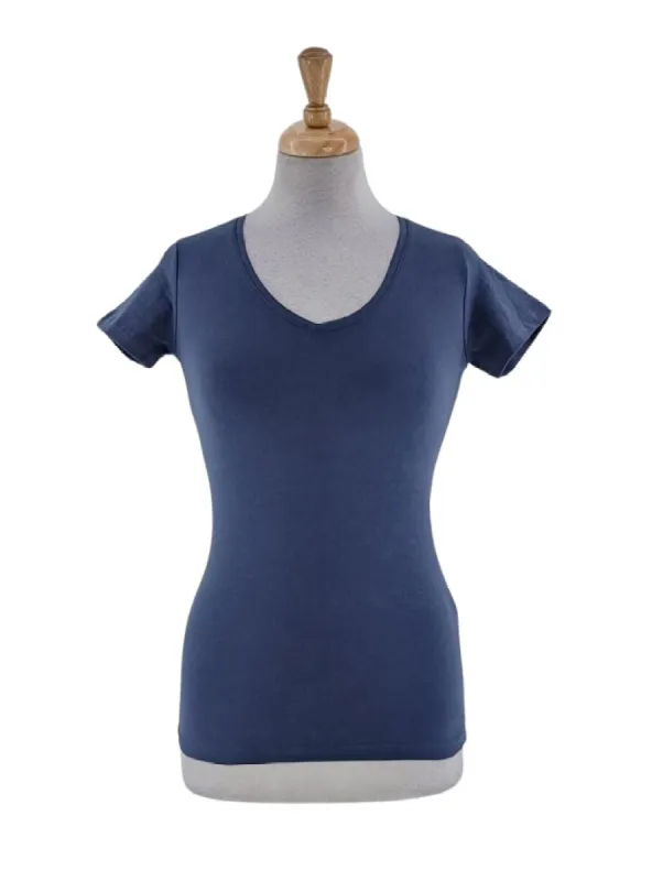 SOLID BASIC FITTED TEE sold by FBO
