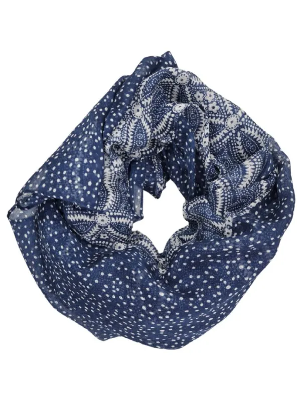 SPOTTED PATTERN LIGHT WEIGHT SCARF sold by FBO