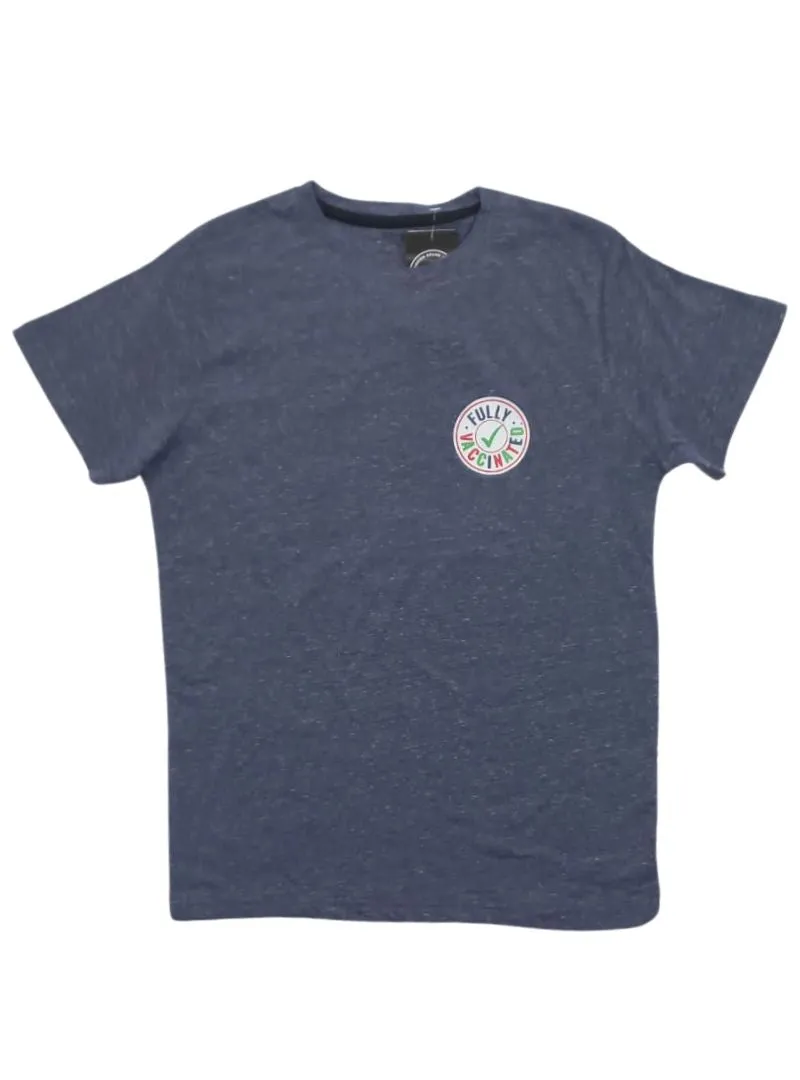 DETAILED PRINTED CREW TEE sold by FBO