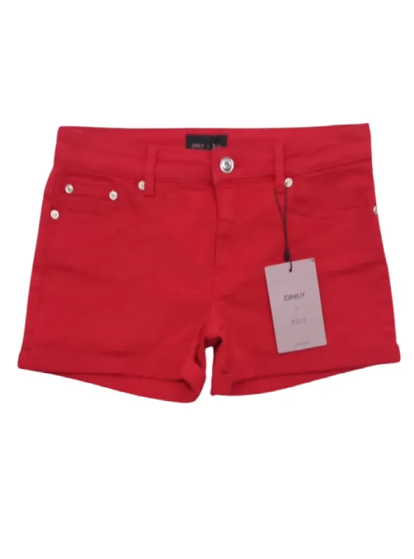 PEARL MIDWAIST DENIM SHORTS sold by FBO