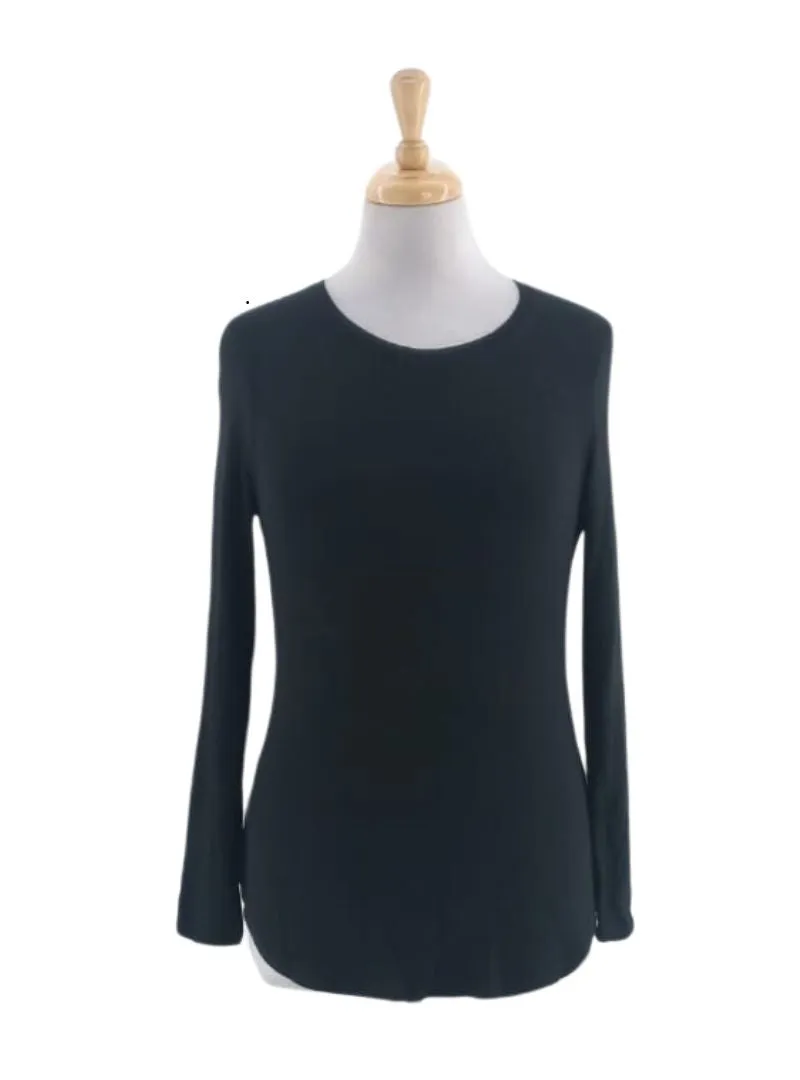 BASIC KNIT LONG SLEEVE TEE sold by FBO