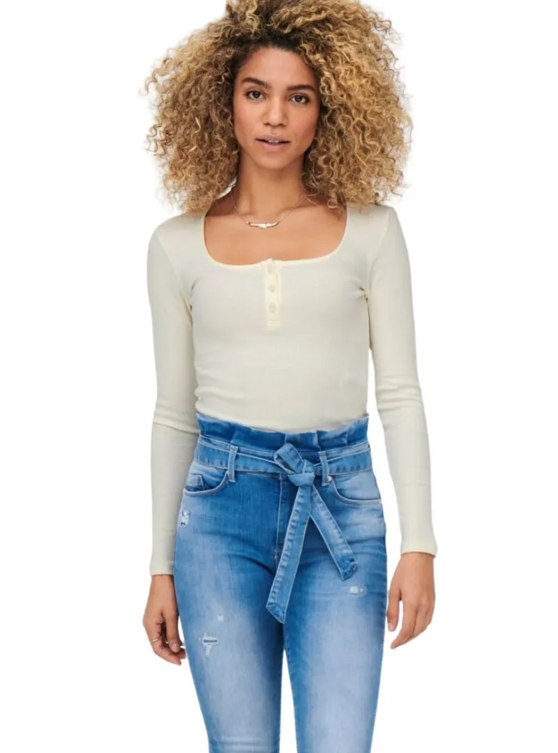 RIB TEXTUED SCOOP NECK TOP sold by FBO product image thumbnail 2