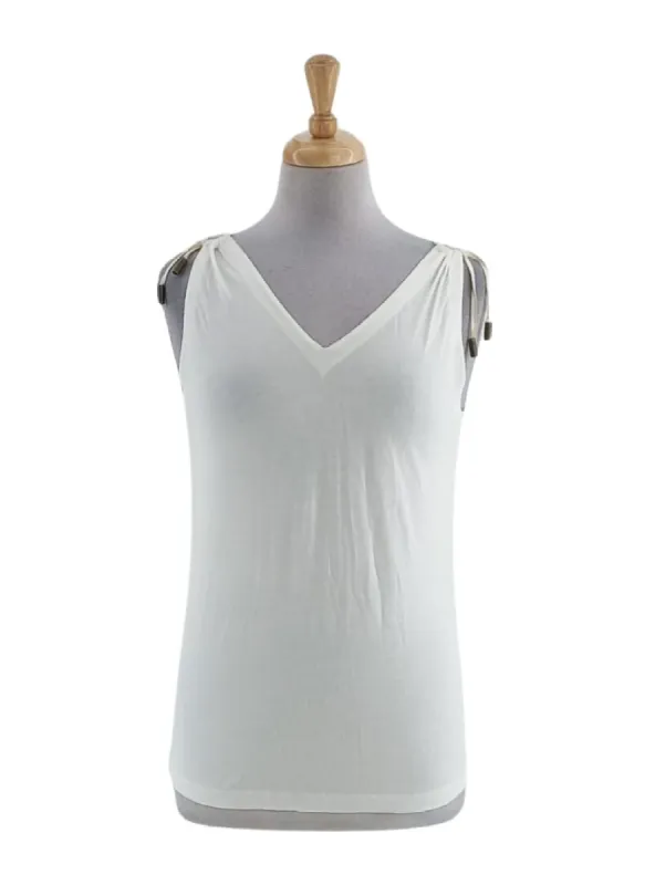 V-NECK SLEEVELESS TEE sold by FBO