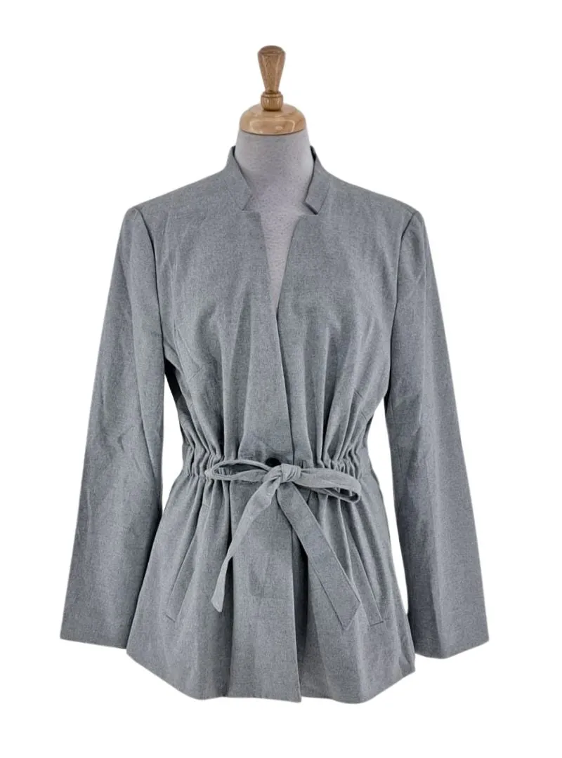 ROUND NECK WOOL BLEND JACKET sold by FBO