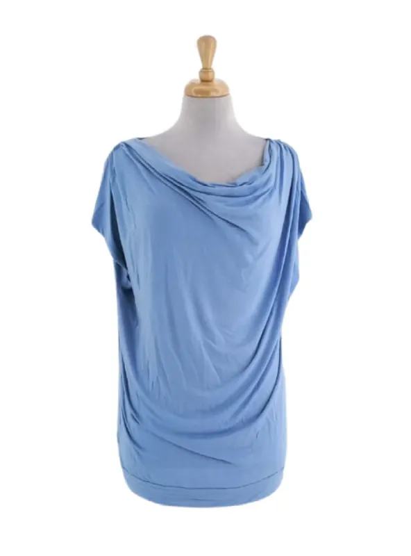 BASIC COWL NECK TEE sold by FBO
