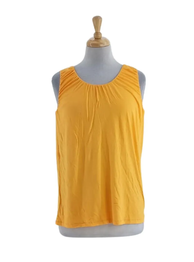 RUCHED SLEEVELESS TOP sold by FBO