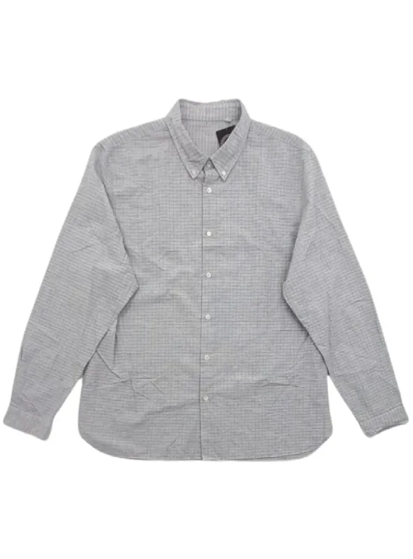 LONG SLEEVE BUTTON UP CHECKER SHIRT sold by FBO