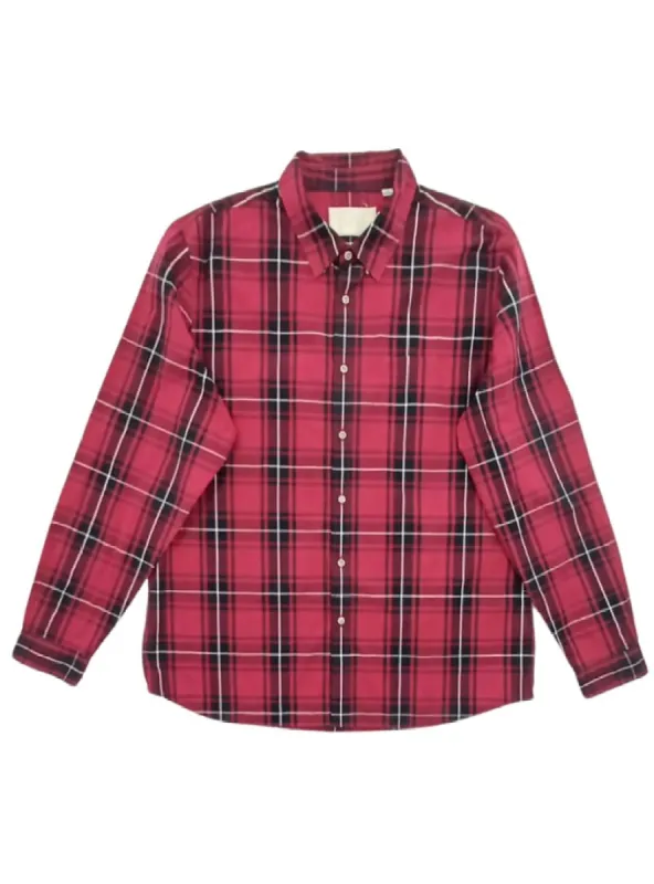 CHECKER BUTTON UP SHIRT sold by FBO