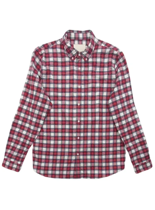 CHECKERD FLANNEL LONG SLEEVE SHIRT sold by FBO