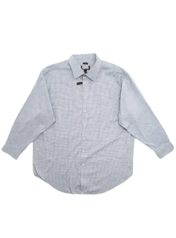CHECKER TAILOR FIT LONG SLEEVE SHIRT sold by FBO