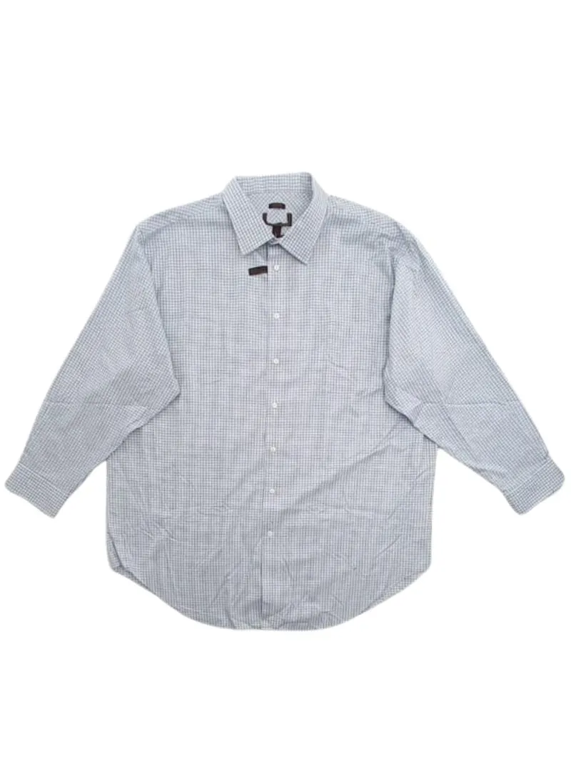 CHECKER TAILOR FIT LONG SLEEVE SHIRT sold by FBO