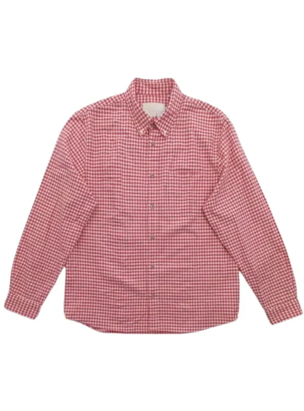 CHECKERD POCKET LONG SLEEVE SHIRT sold by FBO