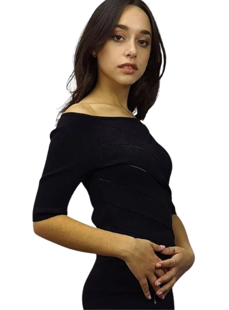 FITTED OFF THE SHOULDER TOP sold by FBO product image thumbnail 2