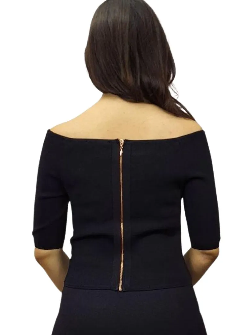 FITTED OFF THE SHOULDER TOP sold by FBO product image thumbnail 3