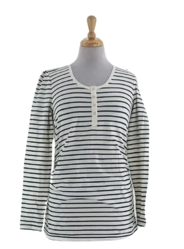 STRIPPED LONG SLEEVE TSHIRT sold by FBO