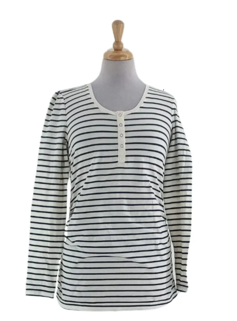 STRIPPED LONG SLEEVE TSHIRT sold by FBO