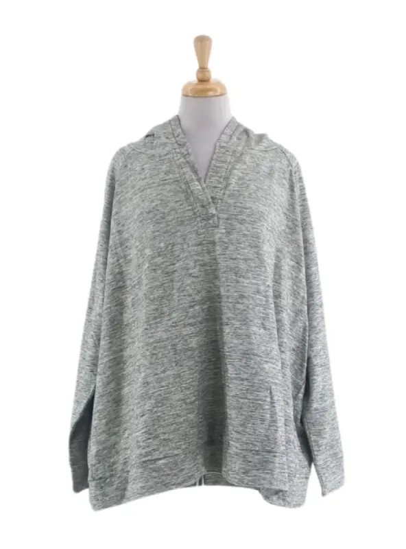 STRIPPED DETAILED HOODED TOP sold by FBO