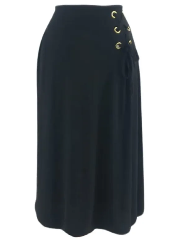 LACE DETAIL A-LINE SKIRT sold by FBO