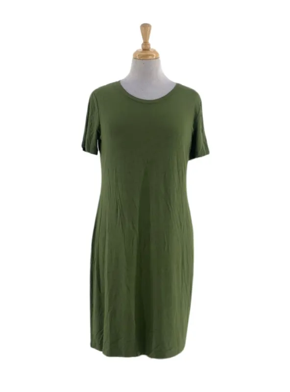BASIC SOLID T-SHIRT DRESS sold by FBO