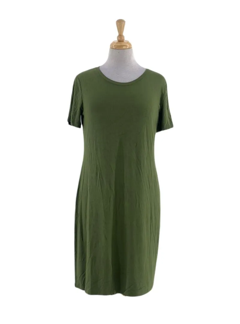 BASIC SOLID T-SHIRT DRESS sold by FBO