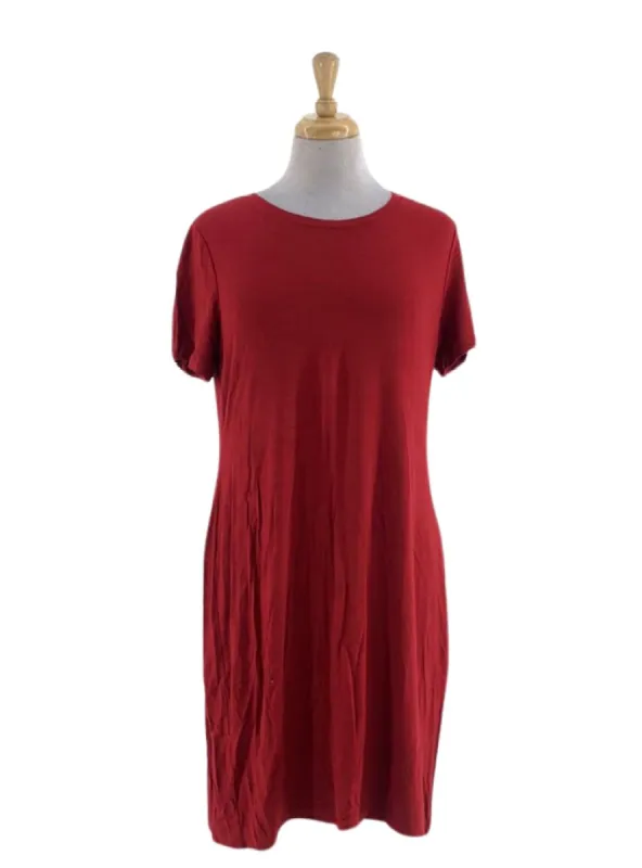 BASIC SOLID T-SHIRT DRESS sold by FBO