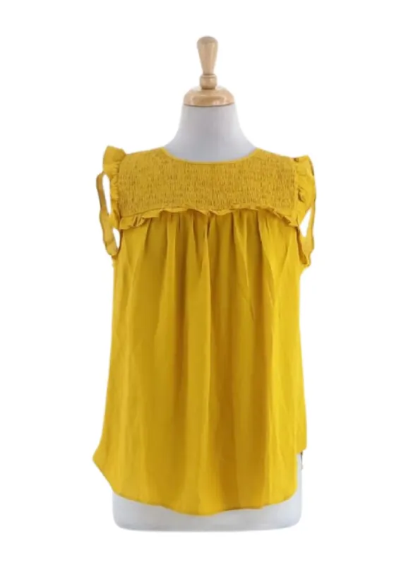 DETAILED FRILL BLOUSE sold by FBO