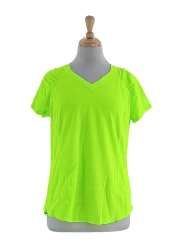 STRIPED DETAILED ACTIVE TEE sold by FBO