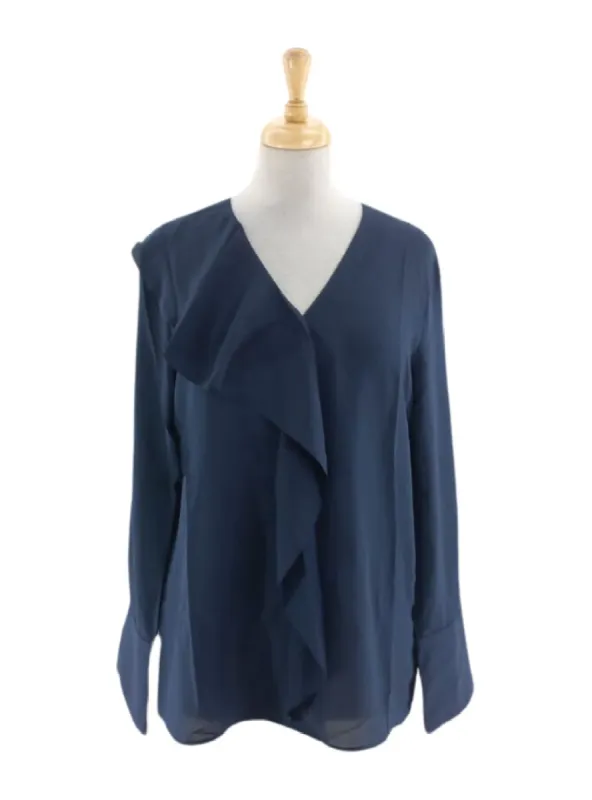 FRILL DETAIL CHIFFON BLOUSE sold by FBO
