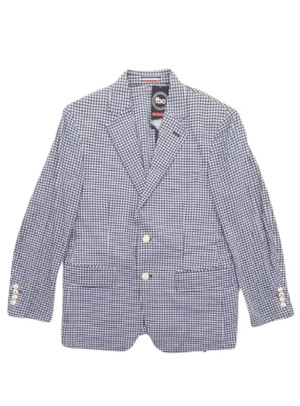 MINI CHECKERD FORMAL BLAZER sold by FBO
