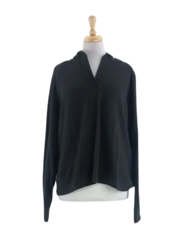 SOLID HOODED FLEECE TOP sold by FBO