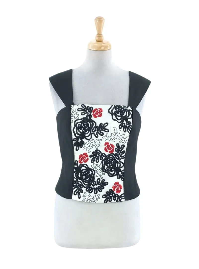TEXTURED DETAIL SLEEVELESS BLOUSE sold by FBO