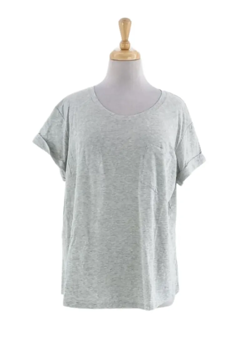 BASIC POCKET DETAIL TEE sold by FBO