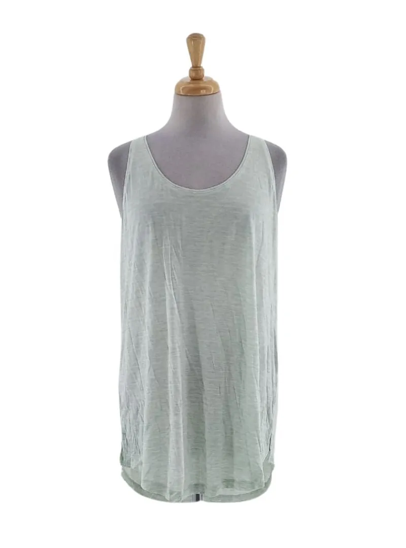 STRIPED LOOSE FIT TANK TEE sold by FBO