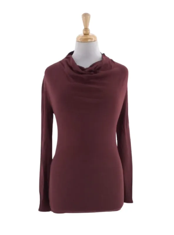 COWL NECK KNIT TOP sold by FBO